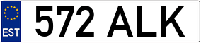 Truck License Plate